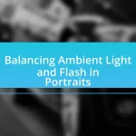 Balancing Ambient Light and Flash in Portraits