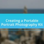 Creating a Portable Portrait Photography Kit