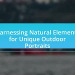 Harnessing Natural Elements for Unique Outdoor Portraits
