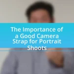 The Importance of a Good Camera Strap for Portrait Shoots