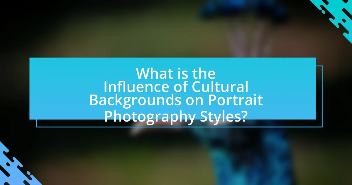 What is the Influence of Cultural Backgrounds on Portrait Photography Styles?